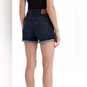 Levi's Women's Dark Blue Denim Shorts Size 6